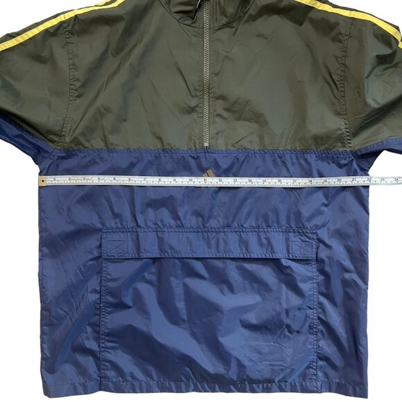 adidas Navy and Olive Windbreaker with Yellow Accents - Picture 14 of 15